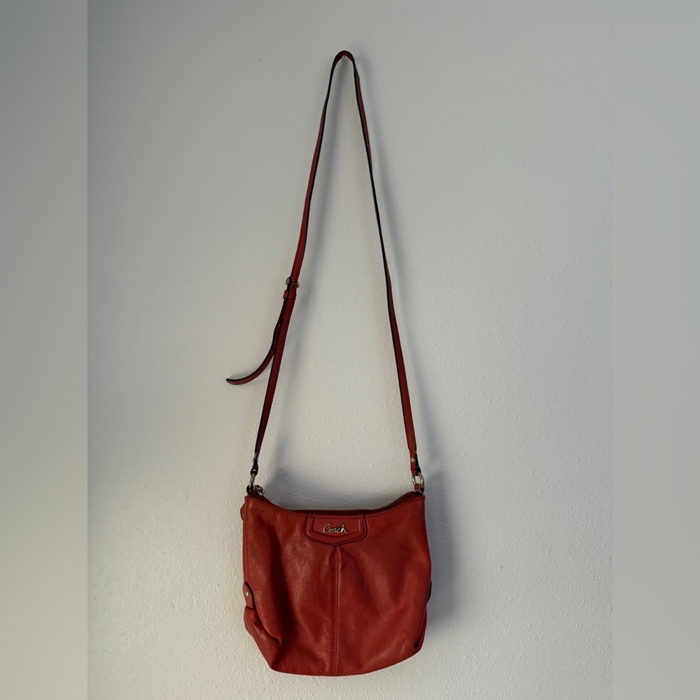 Coach Coral Leather Crossbody Bag